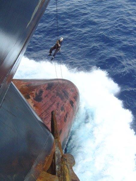 AntiGravity Ship Hull Rope Access Maintenance & Inspection